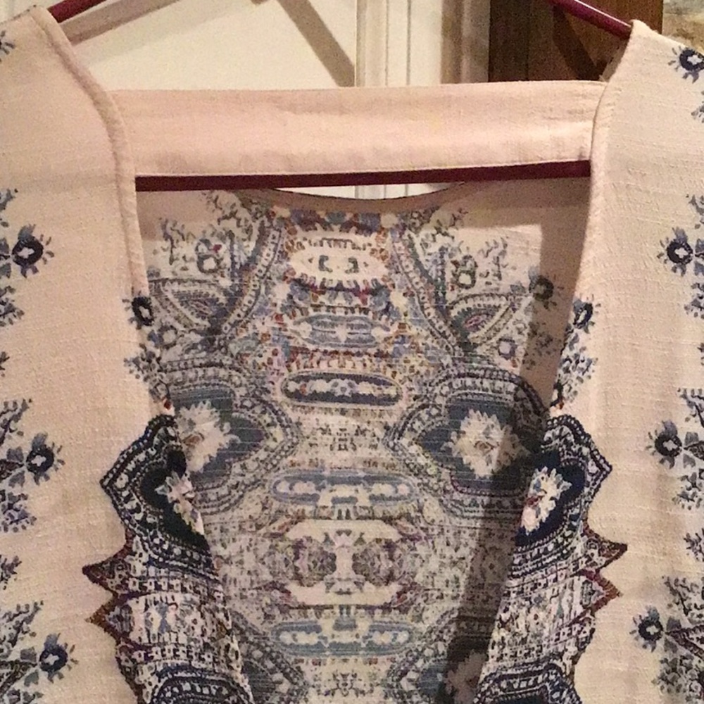 FREE PEOPLE “SMOOTH TALKER” PLUNGING BACK TUNIC/MINI DRESS - Picture 12 of 12